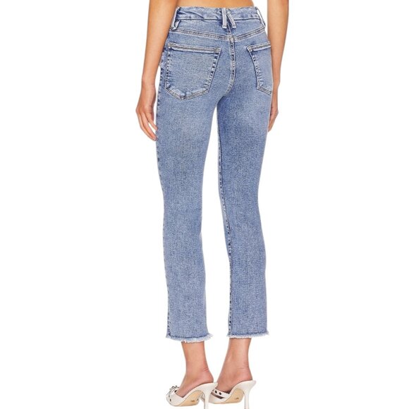 Good American Good Legs Straight Jeans in Indigo614 Size 27 - Picture 12 of 13